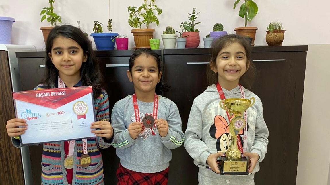 Mardin Okullar Arası Artistik Cimnastik Minik/B Kızlar yarışmasında İl 3.lüğü 